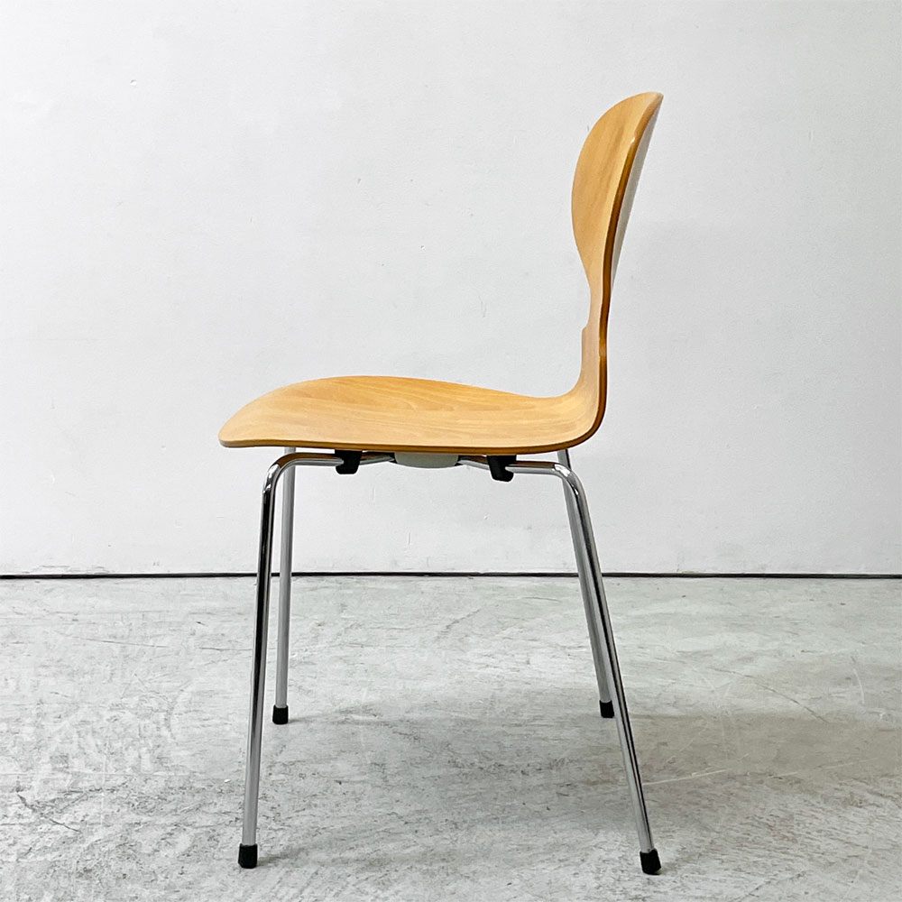 フリッツハンセン Fritz Hansen 3101 アリンコチェア アントチェア 4本脚 ナチュラルビーチ ラッカー仕上げ アルネ・ヤコブセン ●