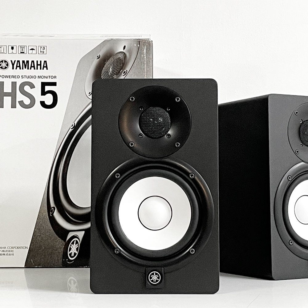 ヤマハ YAMAHA HS5 ペアスピーカー スタジオモニター パワード アクティブスピーカー バスレフ 元箱付き ●