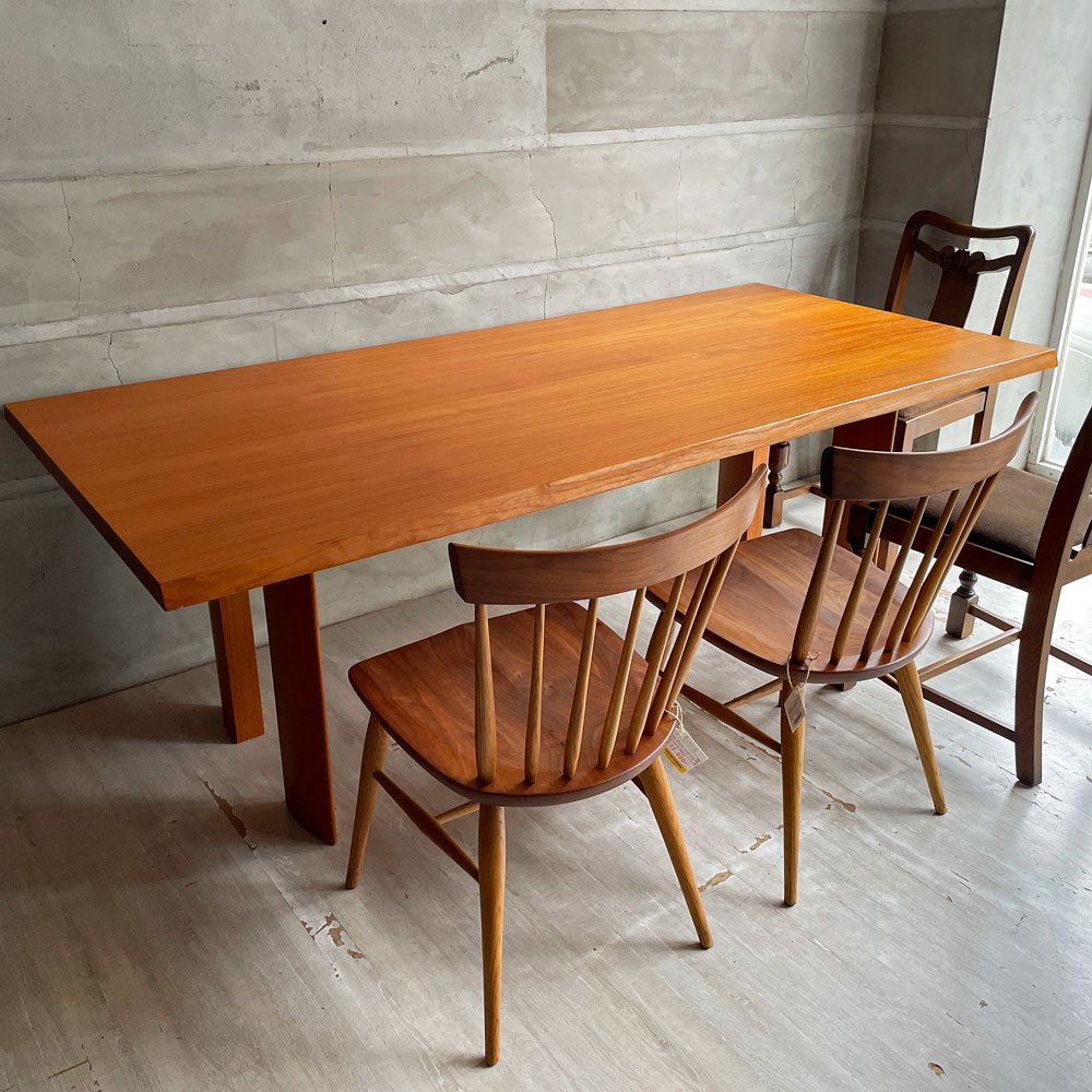 家具蔵 KAGURA ヴィンテージシリーズ VINTAGE チーク無垢材 ダイニングテーブル クラフト家具 国産家具 W200 希少 ♪