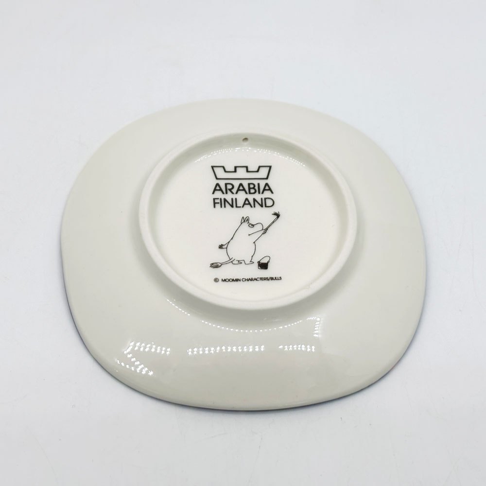 アラビア ARABIA ムーミン Moomin 月光 Moonshine プレート 飾り皿 1991-1997 廃番 フィンランド 北欧食器 A ●