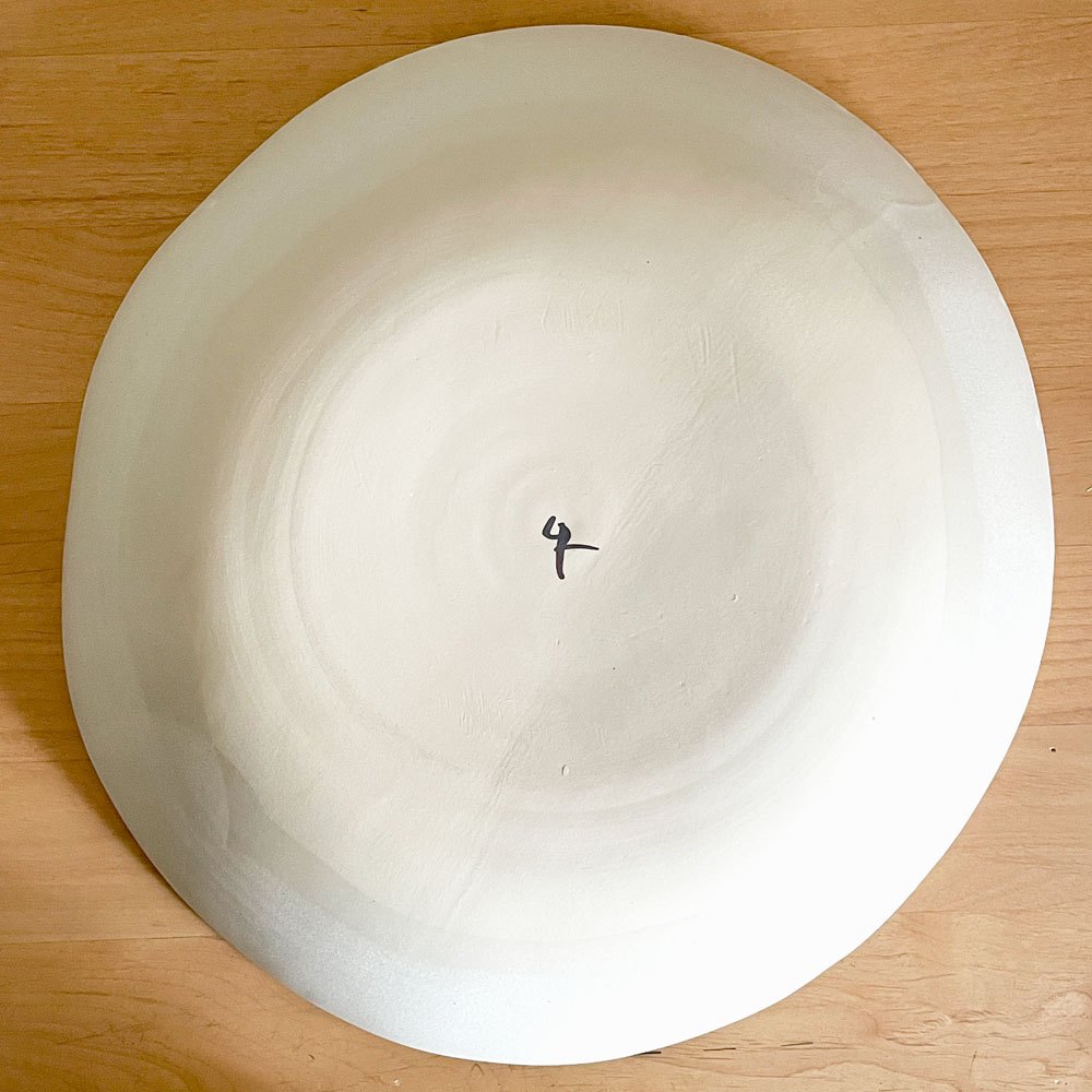 クリスチャンヌ ペロション Christiane Perrochon ストーンウェア STONEWARE ボウル プレート ホワイトカラー イタリア 陶器 ハンドメイド 現代作家 ■