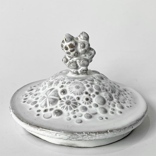 アスティエ・ド・ヴィラット Astier de Villatte グラスキャンドル リッド グラスキャンドル用蓋 Palais de Tokyo セラミック 陶器 ★