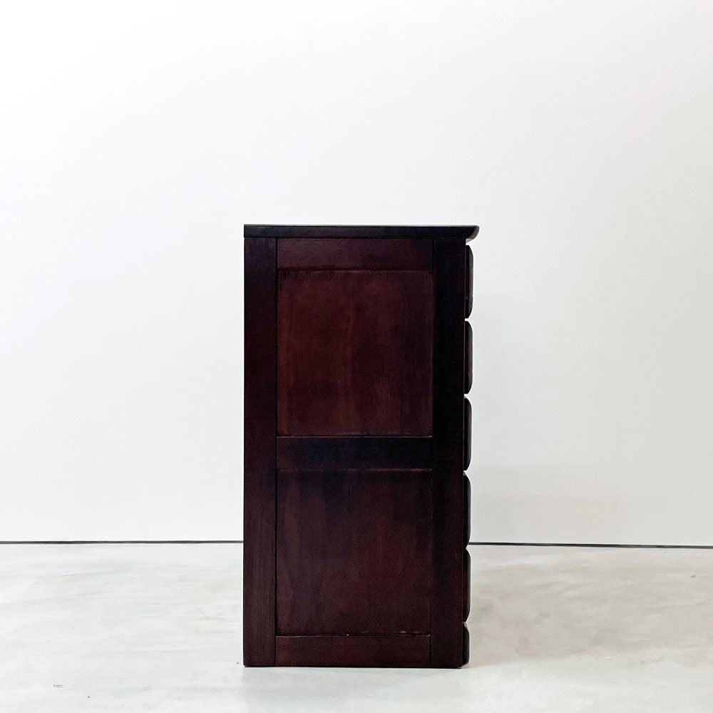 大雪木工 Taisetsu Mokko 5段チェスト 箪笥 民藝 北海道 旭川家具 ●