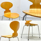 フリッツハンセン Fritz Hansen 3101 アリンコチェア アントチェア 4本脚 ナチュラルビーチ ラッカー仕上げ アルネ・ヤコブセン C ●