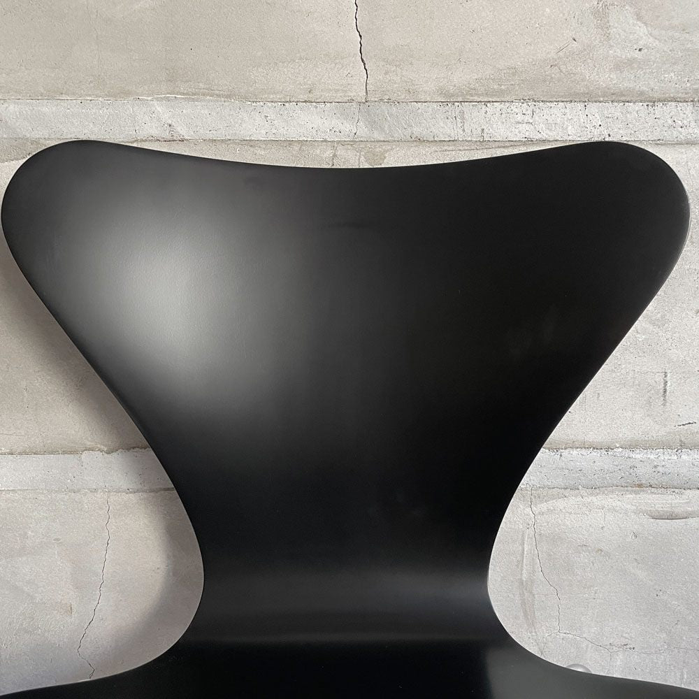 フリッツハンセン Fritz Hansen セブンチェア ブラック ラッカー再塗装 アルネ・ヤコブセン デンマーク 北欧家具 ♪