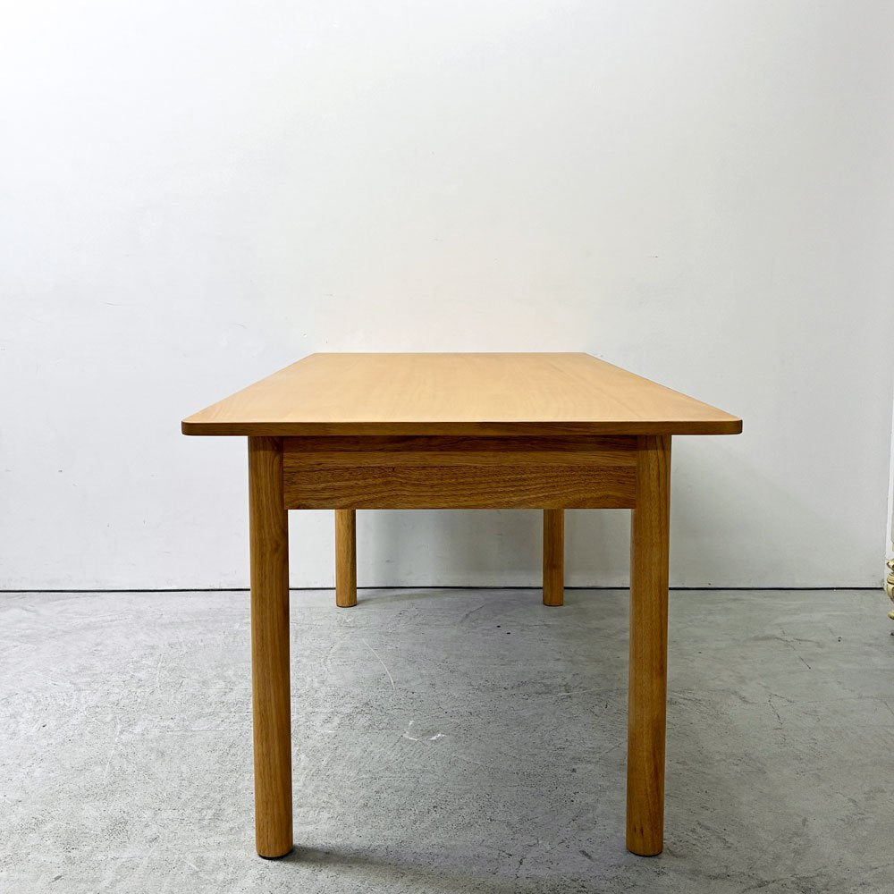 無印良品 MUJI 木製テーブル ダイニングテーブル ラバーウッド材 Ｗ180cm ナチュラルデザイン 参考定価￥59,900-  ●