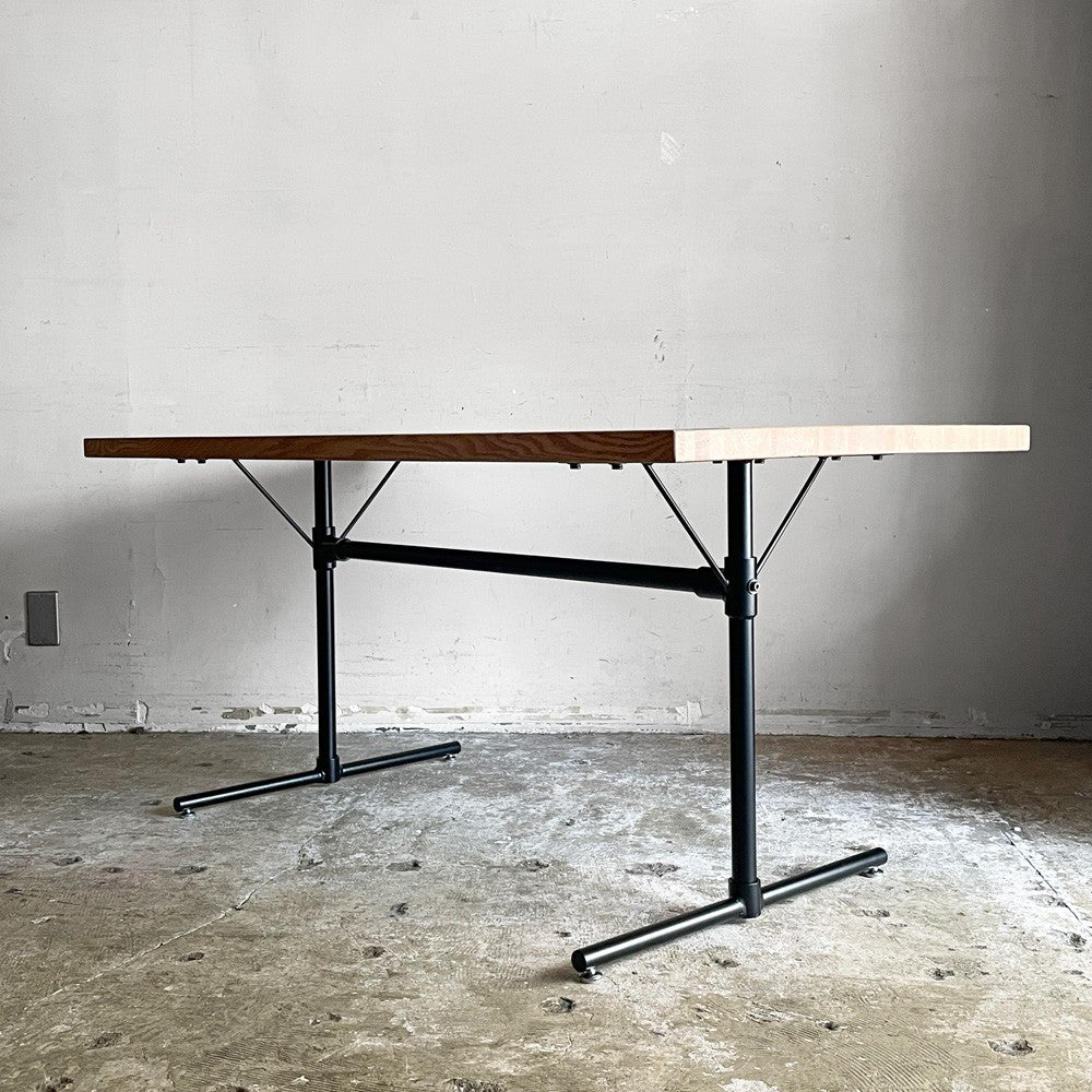 クラッシュゲート CRASH GATE ノットアンティークス Knot antiques サング SANG LDテーブル W140cm オーク材 アジャスター付 インダストリアル 定価￥74,800- ■