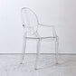 カルテル Kartell ルイゴースト LouisGhost アームチェア クリスタル スタッキング フィリップ・スタルク Philippe Starck イタリア ●