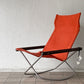 藤栄 FUJIEI ニーチェア エックス Ny chair X rocking フォールディングチェア ロッキング ダークブラウン×レンガ 新居猛 MoMA ◇