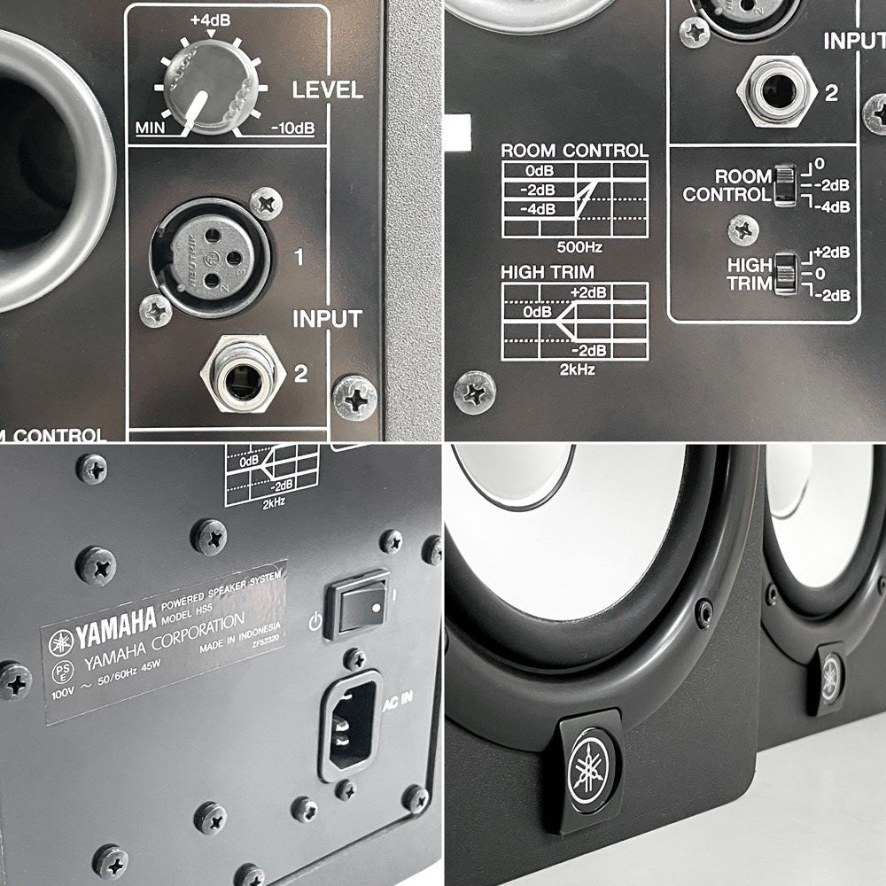 ヤマハ YAMAHA HS5 ペアスピーカー スタジオモニター パワード アクティブスピーカー バスレフ 元箱付き ●