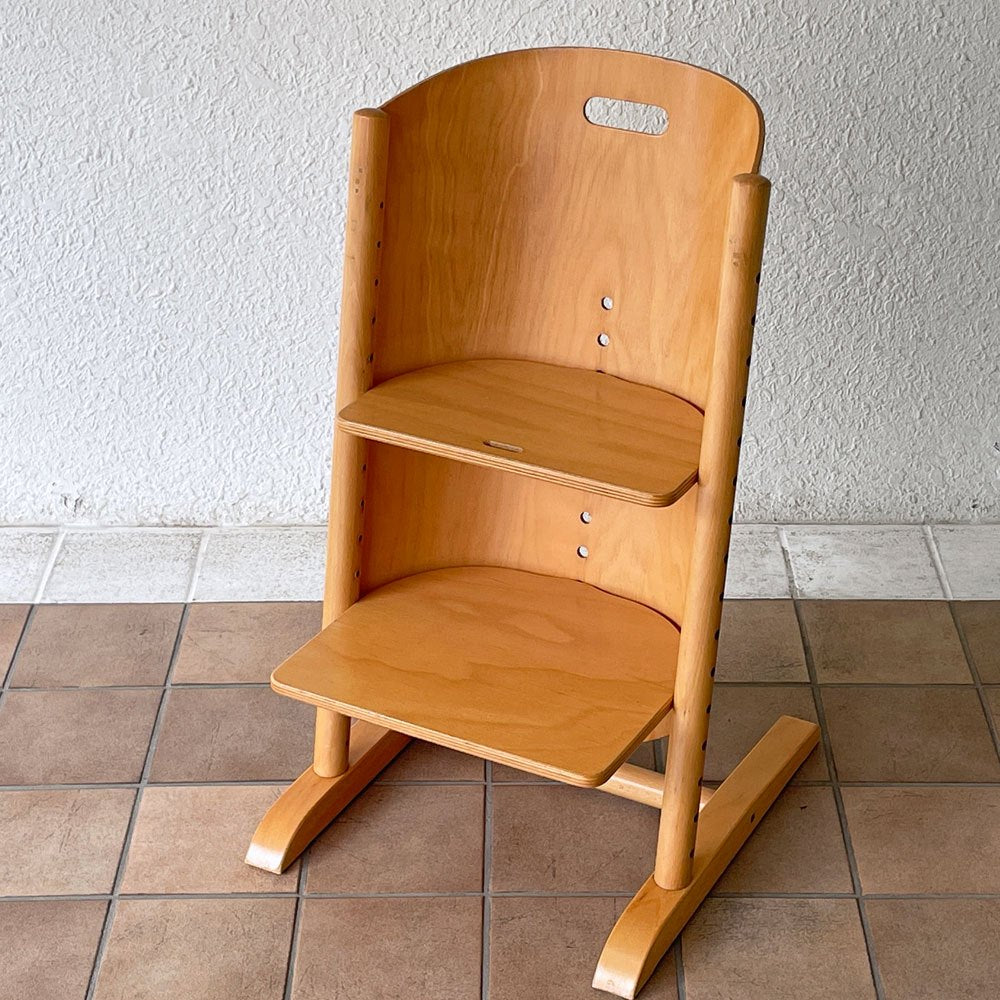 モイジ MOIZI モイジチェア1 MOIZI CHAIR ベビー チャイルドチェア ピーター・モイジ 子供椅子 ブナ材 ナチュラル ドイツ 定価55,000円 ◇