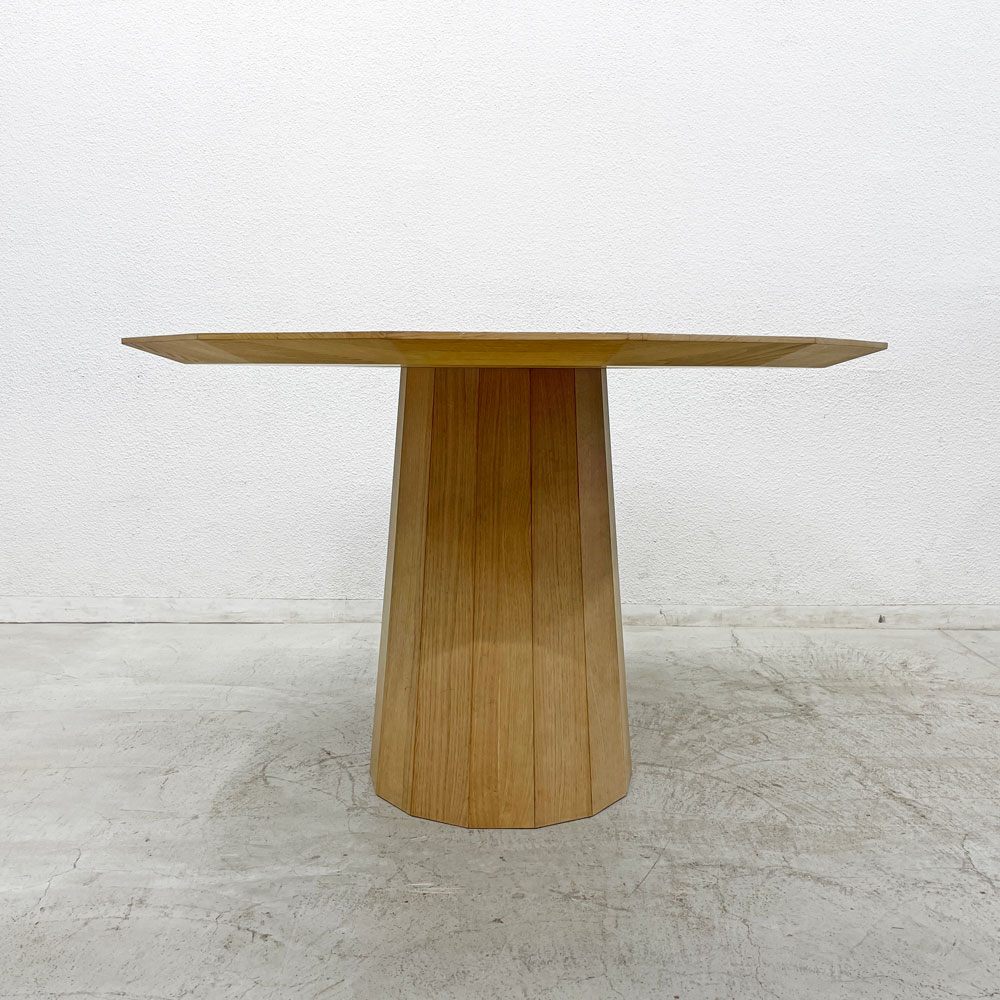カリモクニュースタンダード KARIMOKU NEW STANDARD カラーウッド ダイニングテーブル COLOUR WOOD DINING 120 14角形 国産クリ材 〓