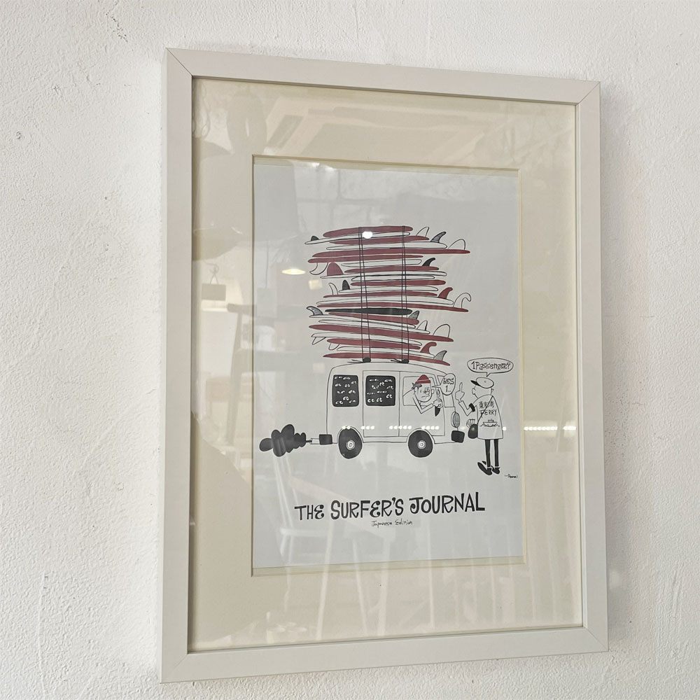 花井祐介 YUSUKE HANAI アートプリント ポスター The Surfer's Journal 額装品 ★