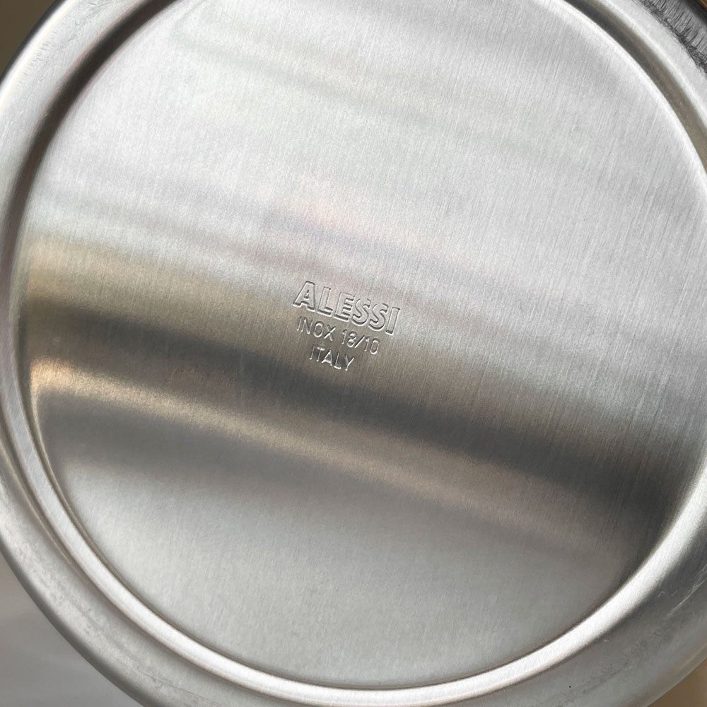 アレッシィ ALESSI カリスト Kalisto 1 キッチンボックス CB01 ボタン ジャー ステンレス H21cm イタリア ◎