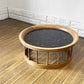 クラフトファニチャー Craft furniture 陶磁器天板 ローテーブル 花台 ラウンド モザイクトップ ◎