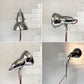 アングルポイズ ANGLEPOISE デュオテーブル DUO TABLE LAMP デスクライト クローム Bright Chrome × Red Cable ジョージ・カワーダイン イギリス 廃番 ◎