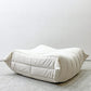 リーンロゼ ligne roset トーゴ パフ オットマン ウルトラスエード ホワイト ミッシェルデュカロワ Michel Ducaroy フランス家具 ●