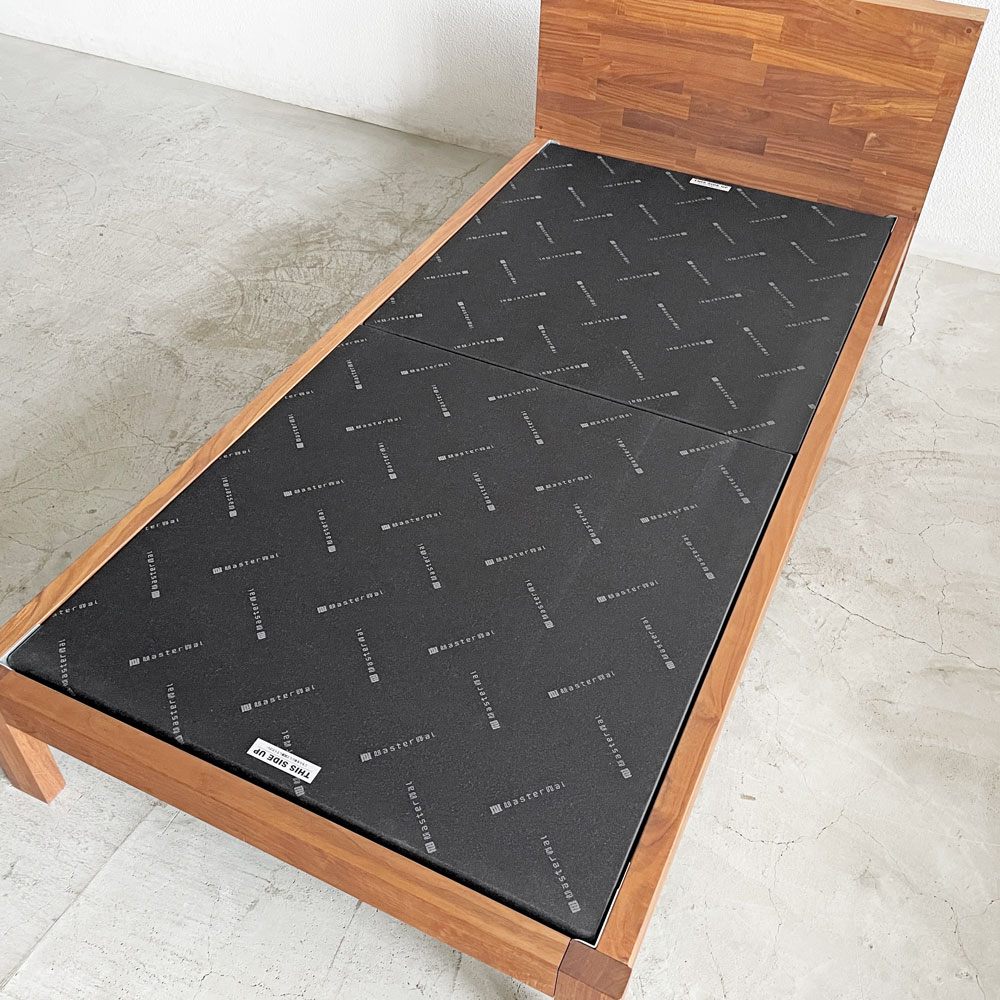 マスターウォール MASTERWAL ピッキオ ピービ―ワン ベッド Picchio PB1 BED シングルベッドフレーム ウォールナット無垢材 アカセ木工 廃番 展示品 〓