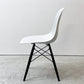 ハーマンミラー HermanMiller サイドシェルチェア ドゥエルレッグ DSW アルパイン × エボニー ポリプロピレン製 イームズ ミッドセンチュリー D ●