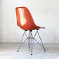 ハーマンミラー Herman Miller サイドシェルチェア 2019年製 FRP テラコッタ エッフェルベース イームズ クッション付き ミッドセンチュリー ★