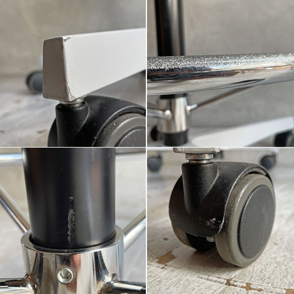 ヴィトラ Vitra ゼロフォー カウンター 04 Counter オフィスチェア ハイチェア カウンターチェア グレー キャスターチェア マールテン・ヴァン・セーヴェレン ♪