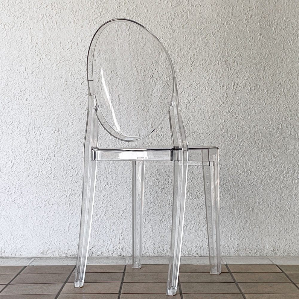 カルテル Kartell ビクトリア ゴースト Victoria Ghost ダイニングチェア スタッキング フィリップ・スタルク Philippe Starck イタリアモダン B ◇