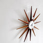 ヴィトラ vitra サンバーストクロック Sunburst Clock ウォールクロック 掛時計 ウォールナット ジョージネルソン George Nelson ミッドセンチュリー Φ47cm ■