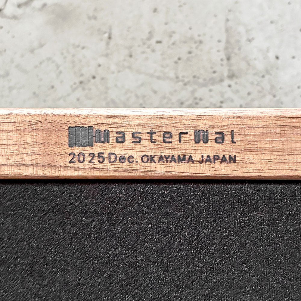 マスターウォール MASTERWAL デニッシュグランデ DANISH GRANDE SOFA コーナーソファ W93cm ウォールナット無垢材 本革 ブラックレザー 定価￥495,000- 展示品 〓