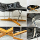 チャールズ＆レイ・イームズ C&R Eames ラ・シェーズ La chaise ラウンジチェア シェーズロング ブラック リプロダクト品 名作 ミッドセンチュリー ●