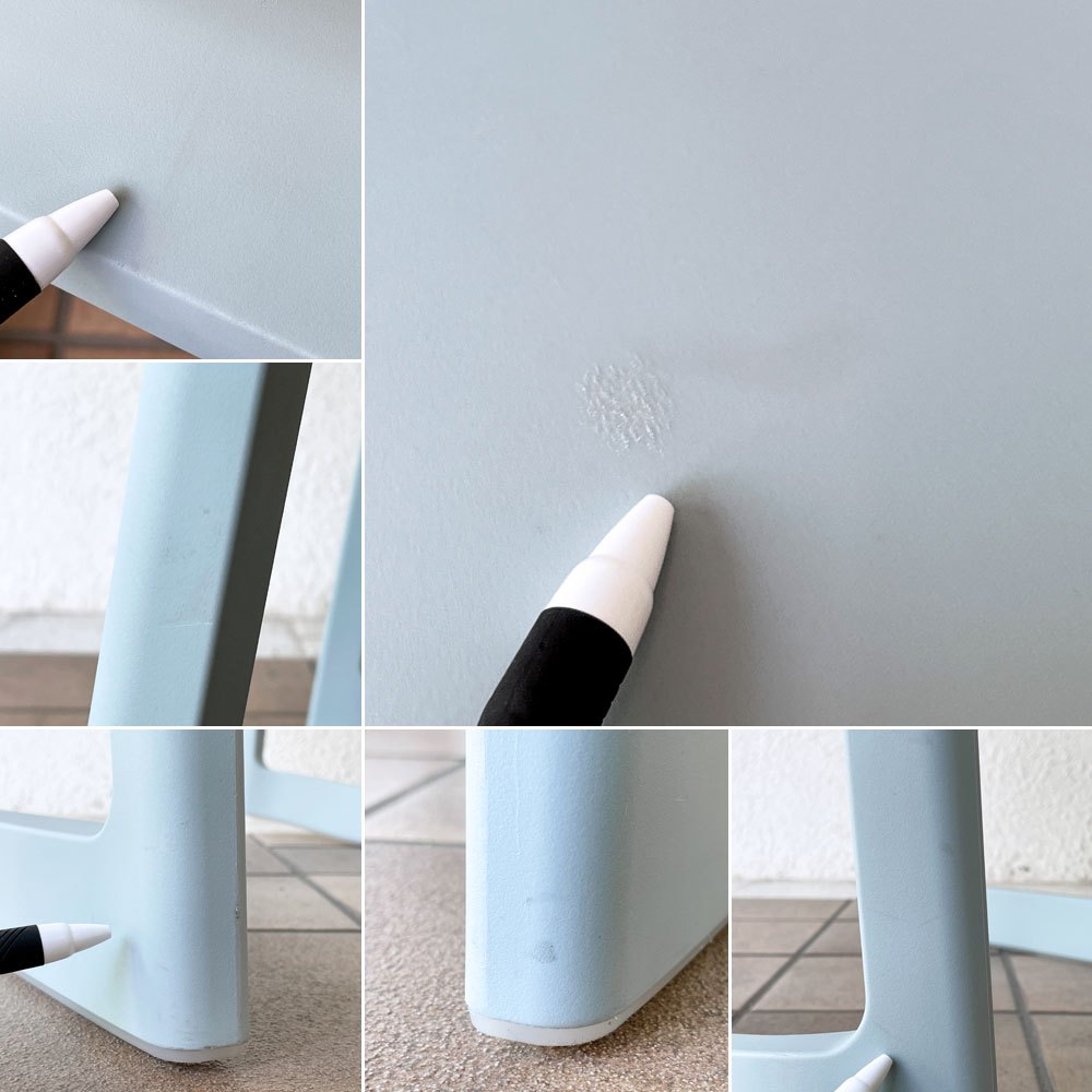 ヴィトラ Vitra ティプトン Tip Ton ワークチェア ダイニングチェア デスクチェア アイスグレー スタッキング チルト機能 定価￥42,900- C ◇