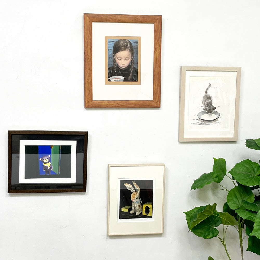 酒井 駒子 ビロードのうさぎ 複製 原画 244/250 ジークレー版画 デジタル・リトグラフ 絵本作家 額装品 ●