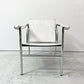 ル・コルビュジェ Le Corbusier LC1 スリングチェア ホワイトレザー 名作家具 リプロダクト品 ●