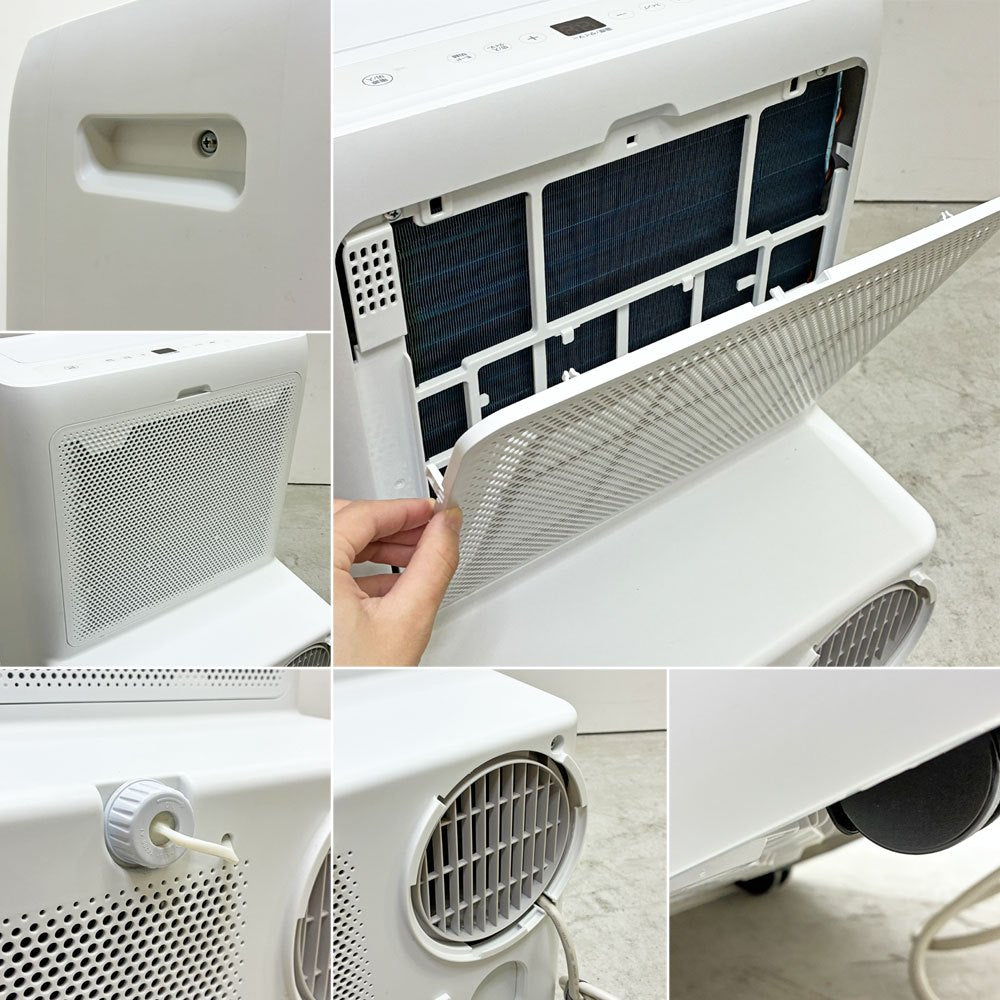 アイリスオーヤマ IRIS OHYAMA ポータブルクーラー冷暖房 3.5kw IPA-3521GH ホワイト リモコン・キャスター付き  ●