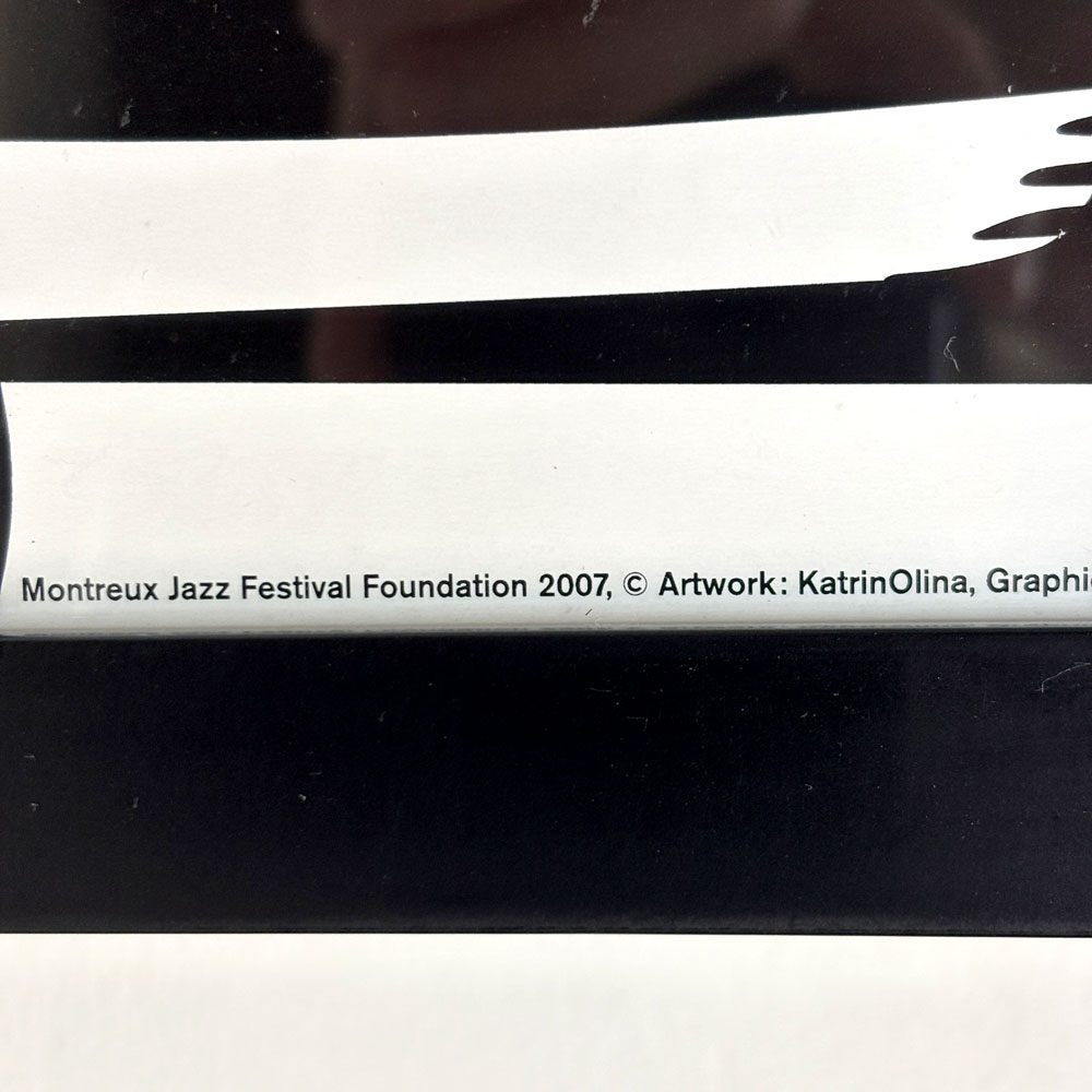 カトリン・オリン Katrín Ólina "Montreux Jazz Festival 2007" ポスター 第41回モントルー・ジャズ・フェスティバル 額装品 ●