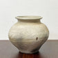 田宮亜紀 AKI TAMIYA 壺 花器 無釉 Φ30cm 現代作家 ●