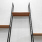 ステイプルズ Staples ラダラックス Ladderax ウォールシェルフ 3列4段 システムユニットファニチャー ロバート･ヒールズ 60's UKビンテージ 〓