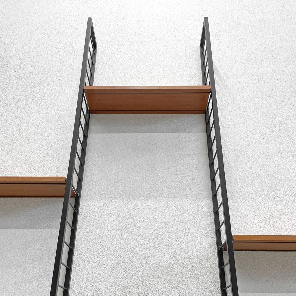 ステイプルズ Staples ラダラックス Ladderax ウォールシェルフ 3列4段 システムユニットファニチャー ロバート･ヒールズ 60's UKビンテージ 〓