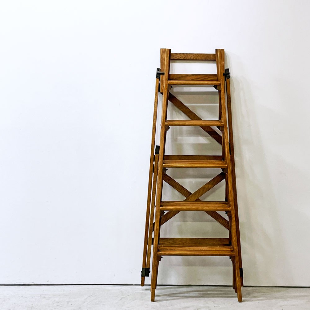 クラッシュゲート CRASH GATE ノットアンティークス Knot antiques ペーターラダー PATER LADDER ディスプレイラック 梯子 ホワイトオーク ビンテージスタイル ●