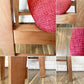 フランフラン Francfranc コムンチェア COMUN CHAIR ダイニングチェア アッシュ材 レッド ファブリックシート 北欧スタイル 廃番 ◎