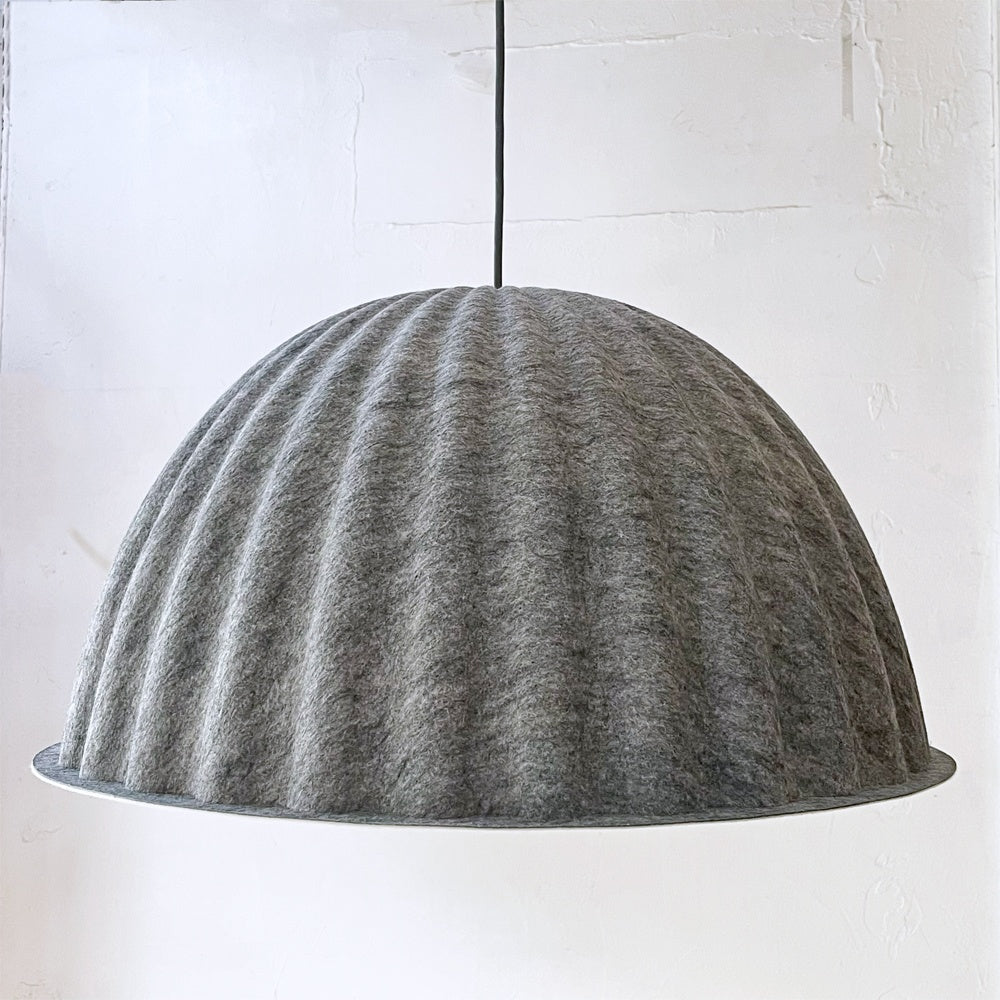 ムート Muuto アンダーザベル UnderThe Bell ペンダントライト グレー Φ55cm リサイクルプラスチックフェルト 北欧照明 デンマーク 美品 参考定価¥146,300- ★