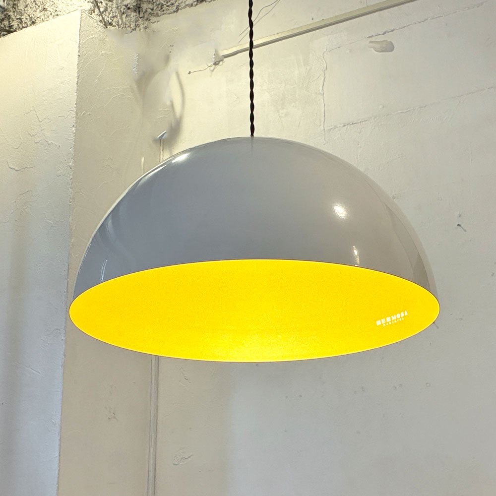 ハモサ HERMOSA KAMAKURA コペン COPEN ホーロー ペンダントライト Lサイズ ホワイト×ゴールド ドーム型 シンプルモダン カフェ 店舗什器 C ★