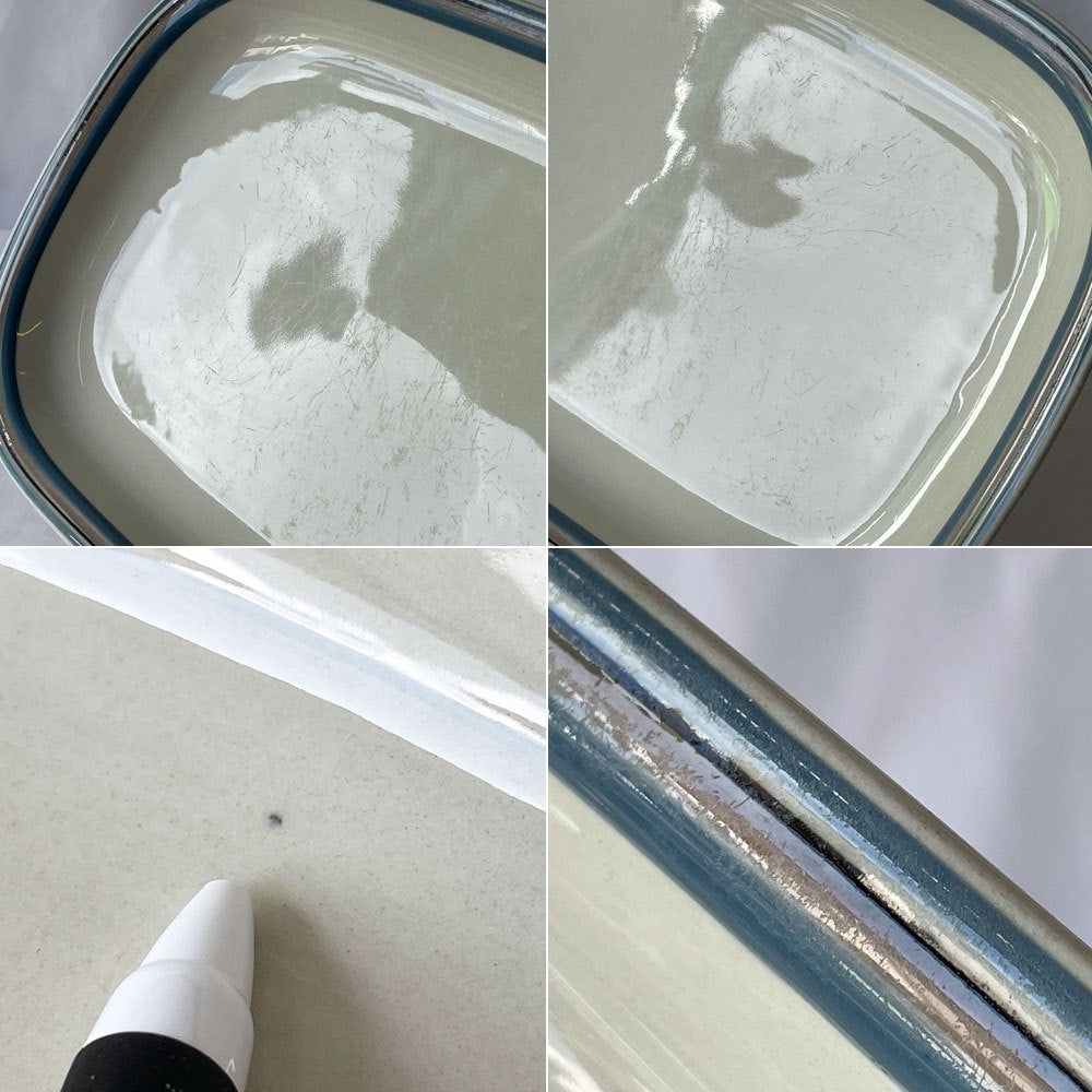 アラビア ARABIA ウートゥア Uhtua スクエアプレート 長皿 深皿 大皿 W34.5cm ウラ・プロコッペ フィンランド 北欧食器 ◇