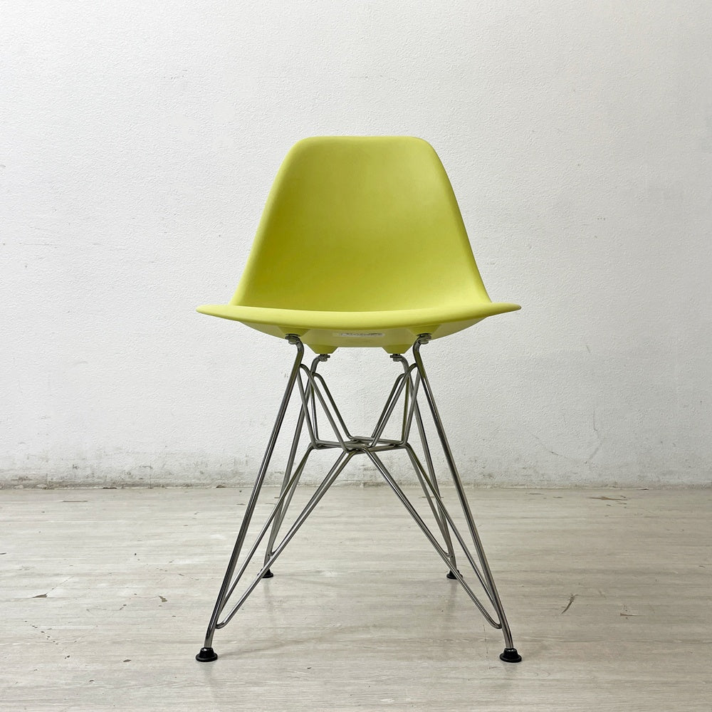 ハーマンミラー Herman Miller サイドシェルチェア イエロー ポリプロピレン製 エッフェルベース C&R イームズ ミッドセンチュリー ●