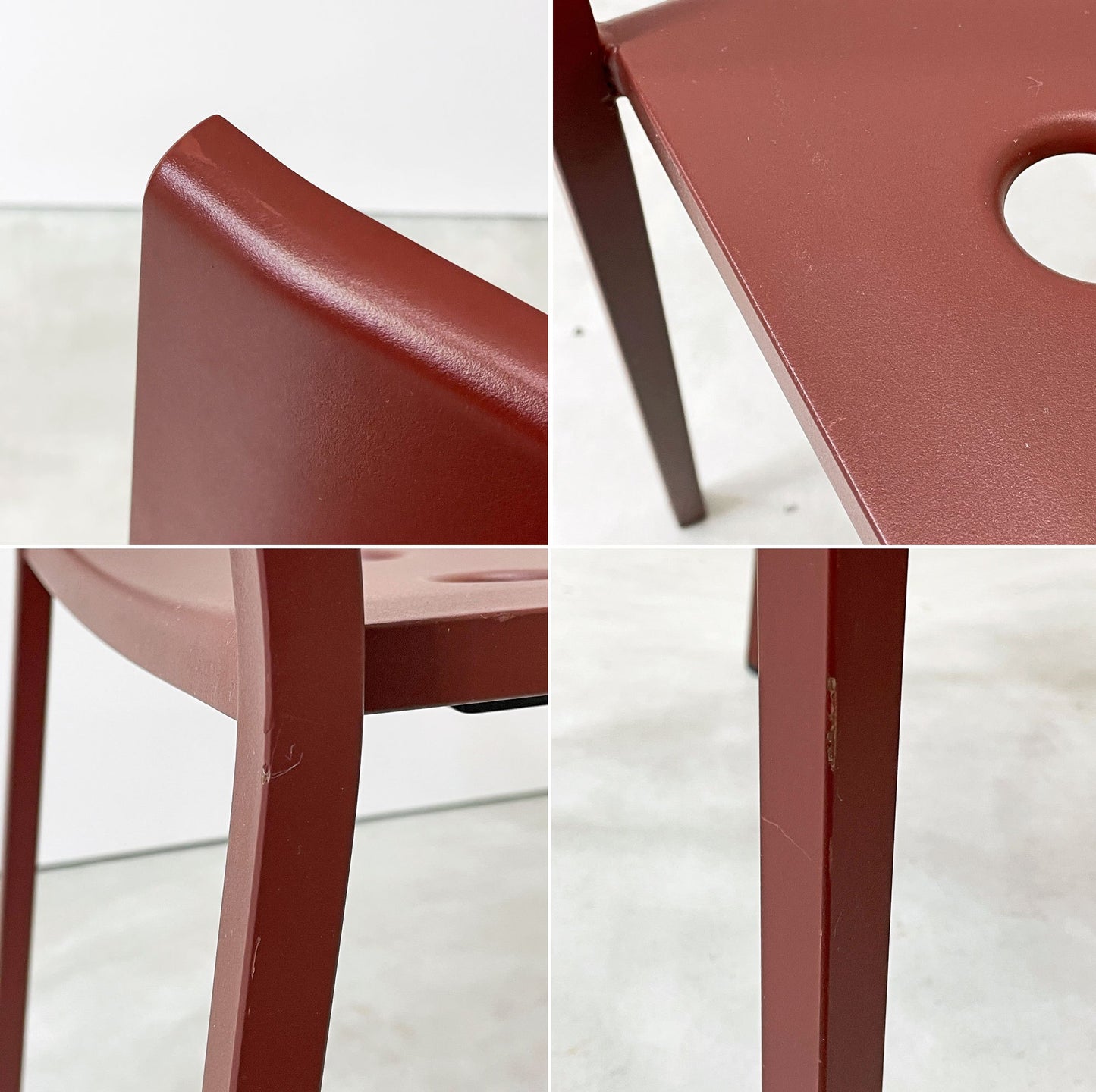 ヘイ HAY バルコニーチェア BALCONY CHAIR ダイニングチェア ガーデンチェア アイアンレッド ロナン＆エルワン・ブルレック 北欧 デンマーク A ●
