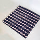 マリメッコ marimekko ラシィマット Rasyamatto クッションカバー ネイビー ピンク マイヤ・ロウエカリ コットン 廃番カラー 50×50cm 北欧 B ■