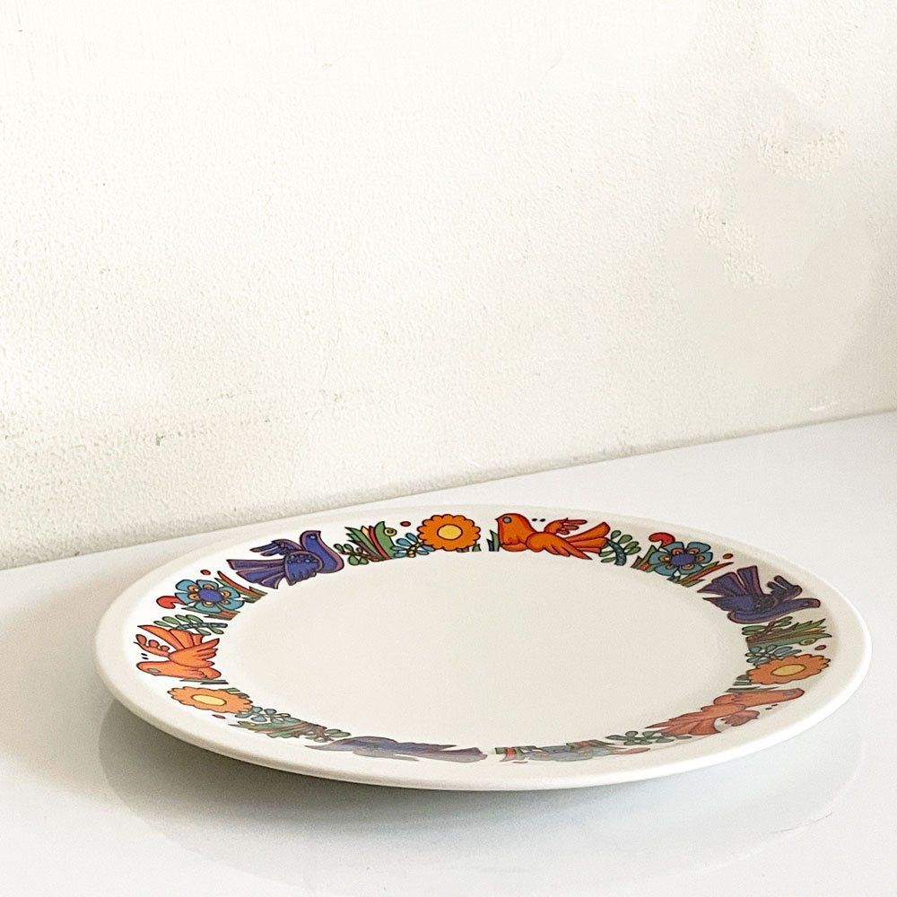 ビレロイ＆ボッホ Villeroy＆Boch アカプルコ Acapulco ラウンド プレート 20cm ルクセンブルク製 ビンテージ B ■