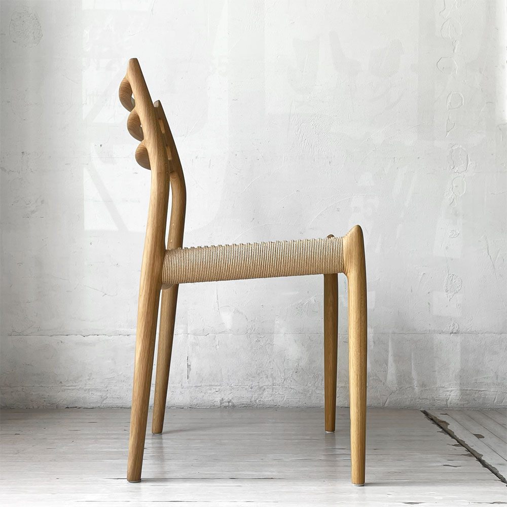 JLモラー J.L.Moller Model No.78 ダイニングチェア オーク材 ペーパーコード ニールス・O・モラー デンマーク 定価¥177,100- ★