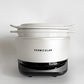 バーミキュラ VERMICULAR ライスポットミニ セット 3合炊きモデル RP19A シーソルトホワイト 炊飯器 鋳物ホーロー鍋 IH調理器 日本製 定価¥77,440- ■