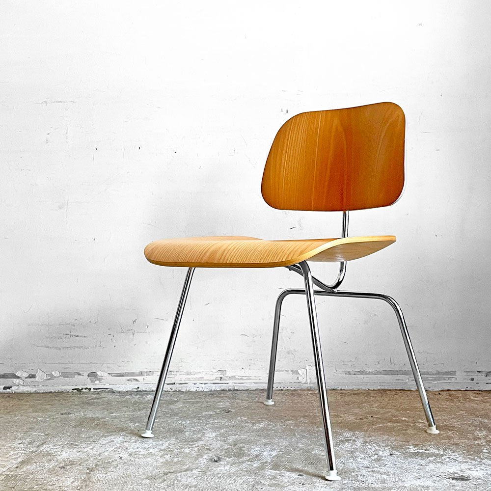 ハーマンミラー Herman Miller DCM ダイニングチェア メタルレッグ プライウッド アッシュ イームズ C&R. Eames ミッドセンチュリー ■