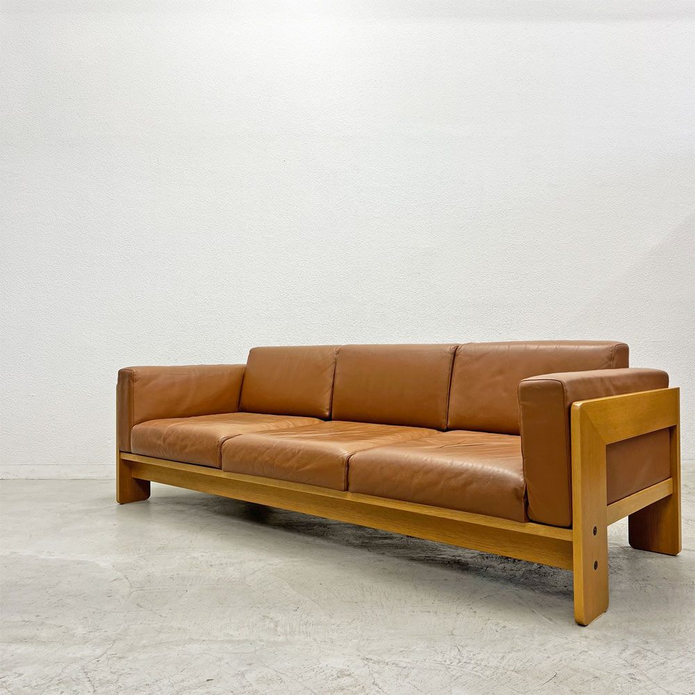 ノル ノール Knoll バスチアーノ Bastiano 3Pソファ トビア・スカルパ レザー 総本革 モダン 〓